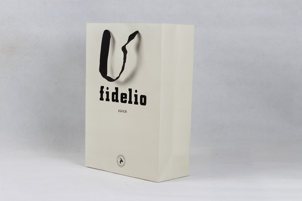 fidelio高檔銅版禮品紙袋定制