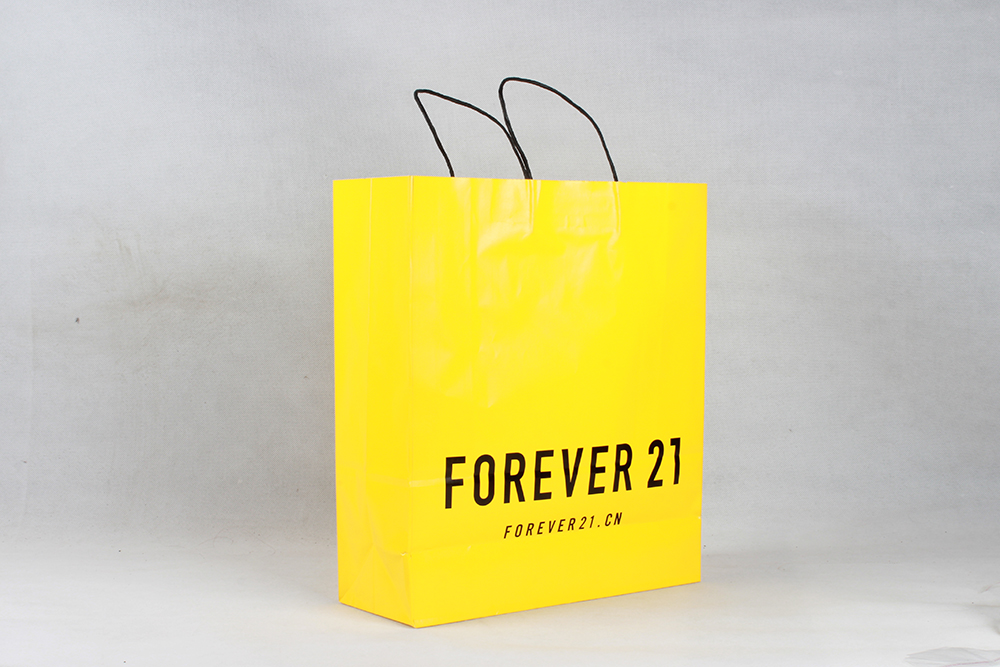 FOREVER21精美服裝牛皮紙袋定制