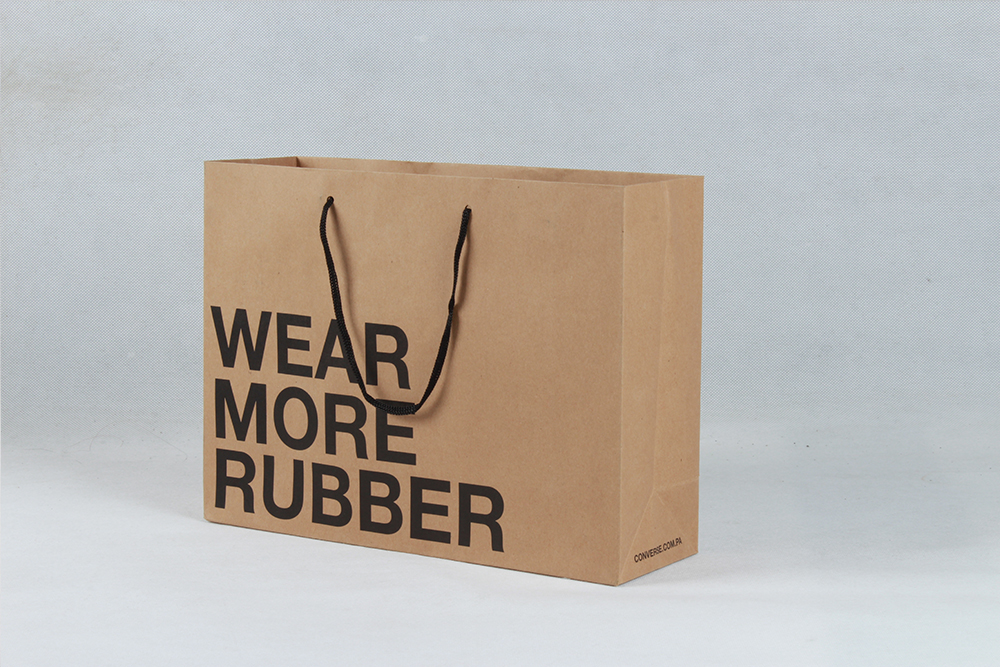 WEAR MORE RUBBER簡約牛皮紙袋