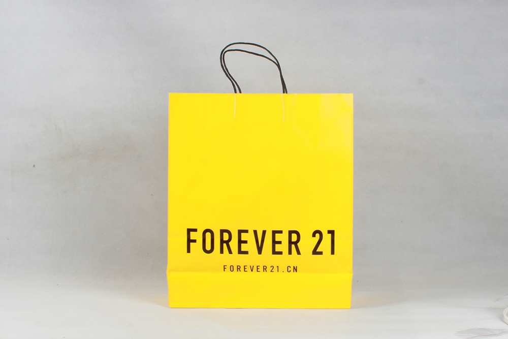 精美服裝牛皮紙袋 FOREVER 21